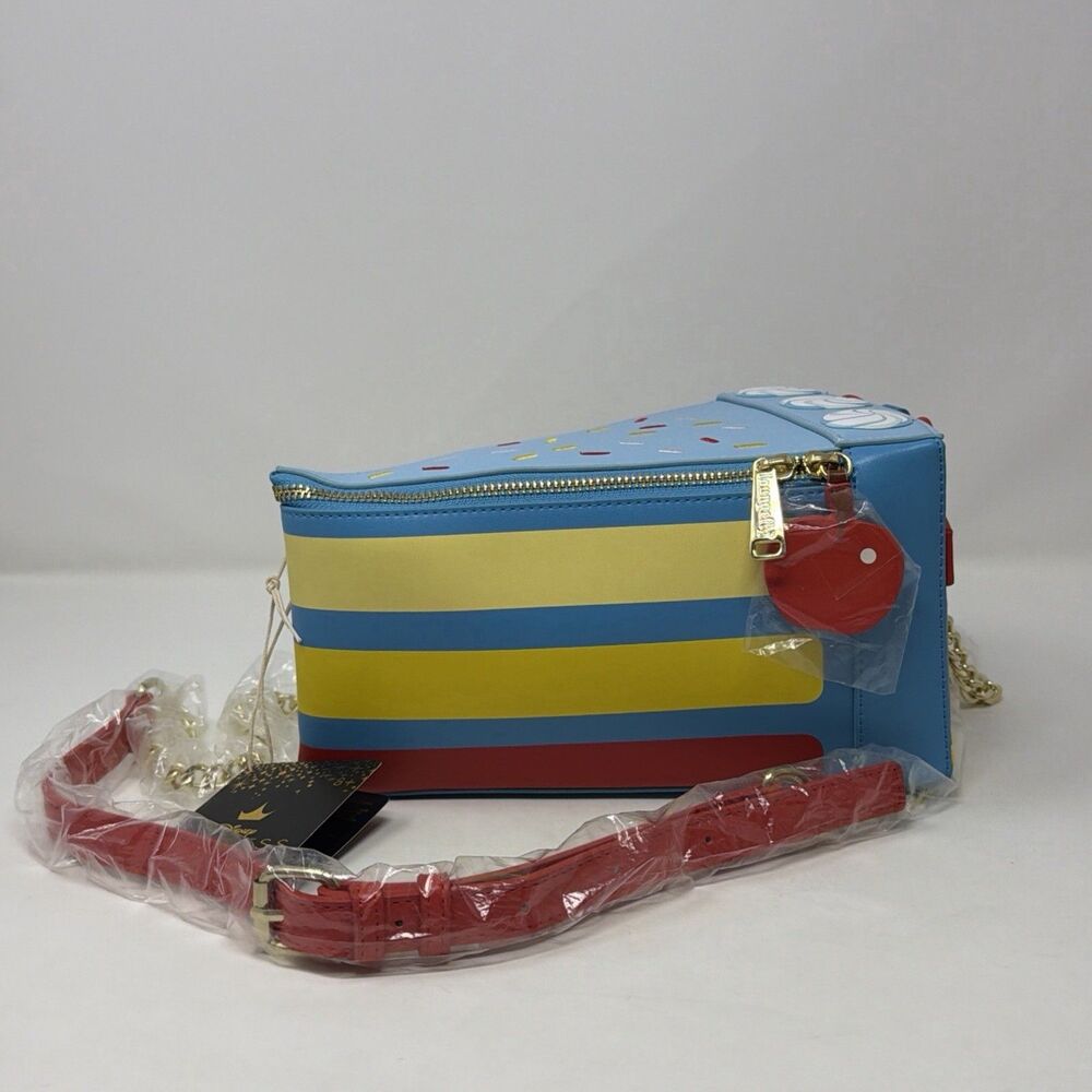 Loungefly Disney Snow White Cosplay Cake Cross Body Bag Purse NWT